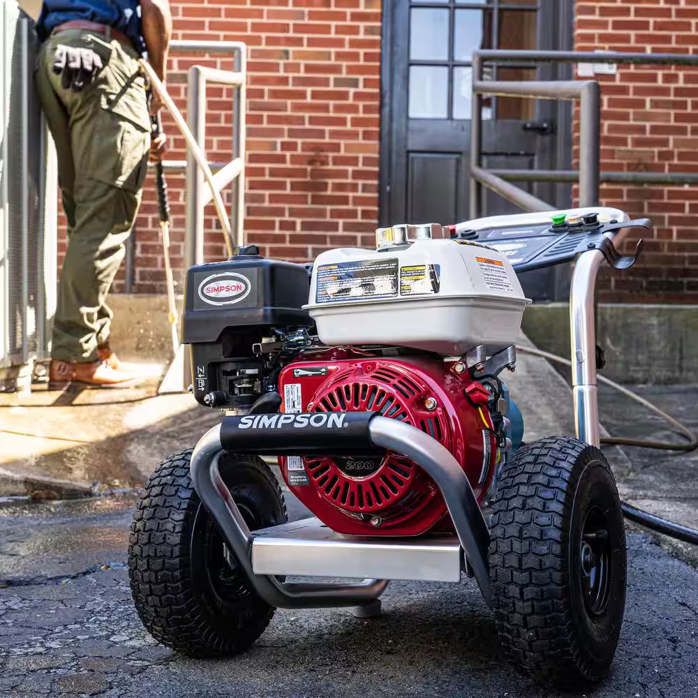 3600 PSI 2.5 GPM Cold Water Gas Pressure Washer with HONDA GX200 Engine