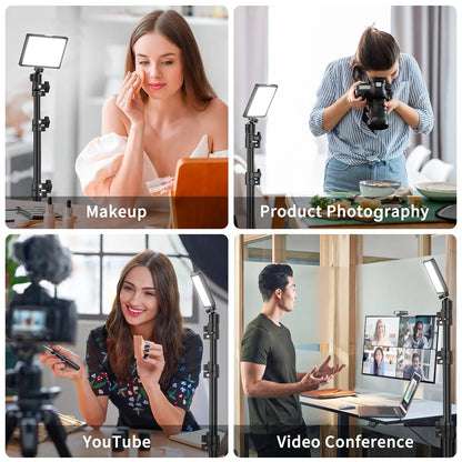 13" LED RGB Selfie Ring Light Tripod Stand & Phone Holder 10 Brightness Level 26 Light Modes Dimmable Ringlight for Beauty Makeup Live Streaming Youtube Video Photography Shooting