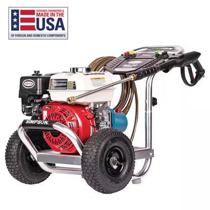 3600 PSI 2.5 GPM Cold Water Gas Pressure Washer with HONDA GX200 Engine